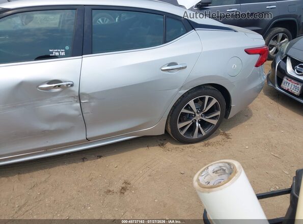 1N4AA6AP6HC425075 2017 NISSAN MAXIMA Серебряный Вид щитка приборов