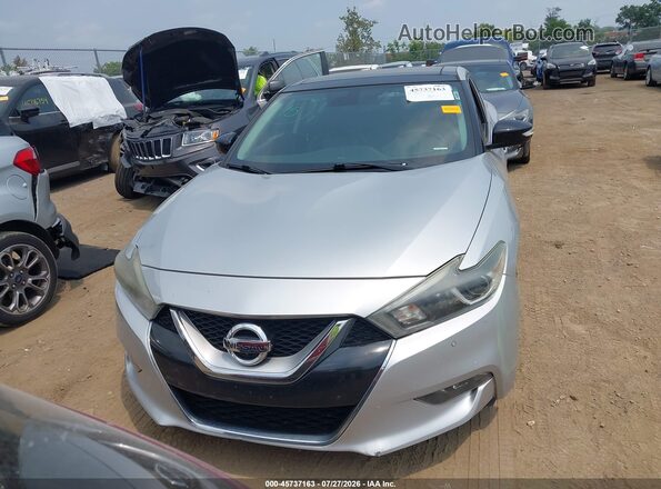 1N4AA6AP6HC425075 2017 NISSAN MAXIMA Серебряный Вид задней части салона