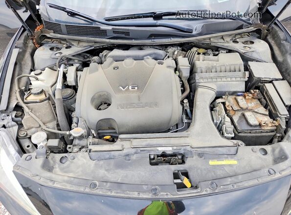 1N4AA6AP6HC432009 2017 NISSAN MAXIMA Черный Вид задней части салона