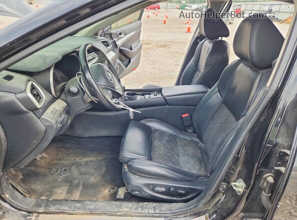 1N4AA6AP6HC432009 2017 NISSAN MAXIMA Черный Вид салона спереди