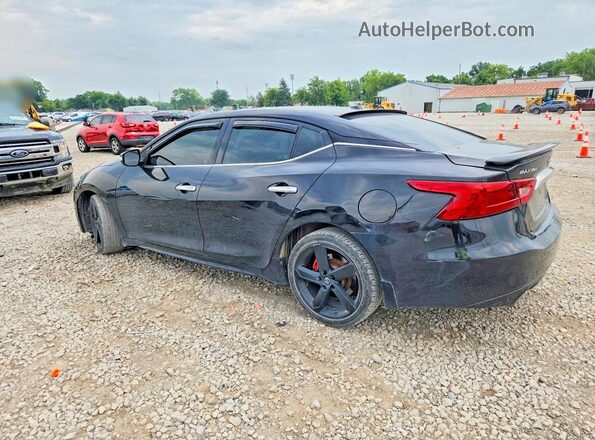 1N4AA6AP6HC432009 2017 NISSAN MAXIMA Черный Задняя левая четверть