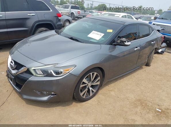 1N4AA6AP6HC434973 2017 NISSAN MAXIMA Gray Przód lewy