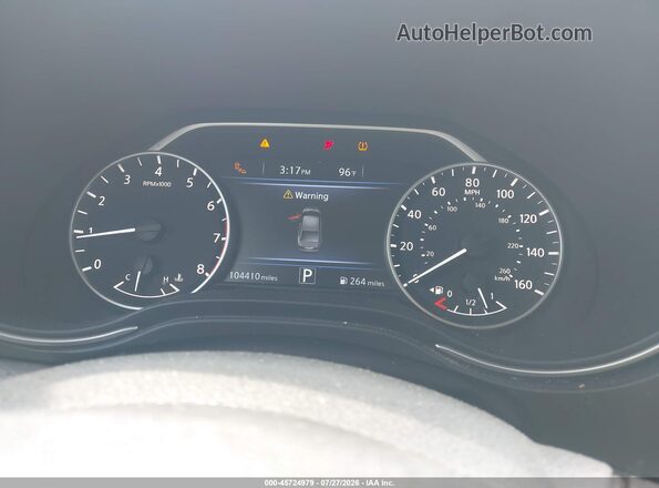 1N4AA6AP6HC434973 2017 NISSAN MAXIMA Gray Widok tylnych siedzeń