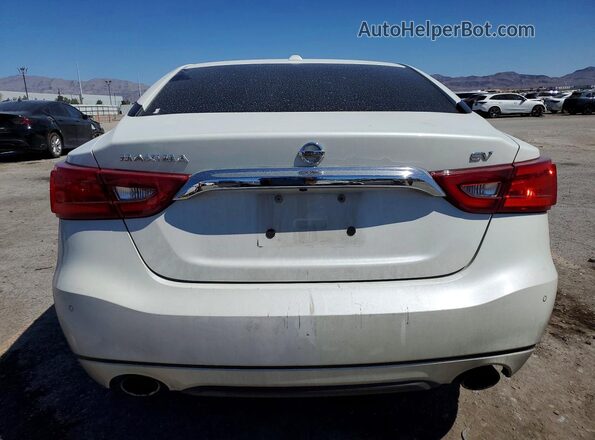 1N4AA6AP6HC448968 2017 NISSAN MAXIMA White Widok z tyłu