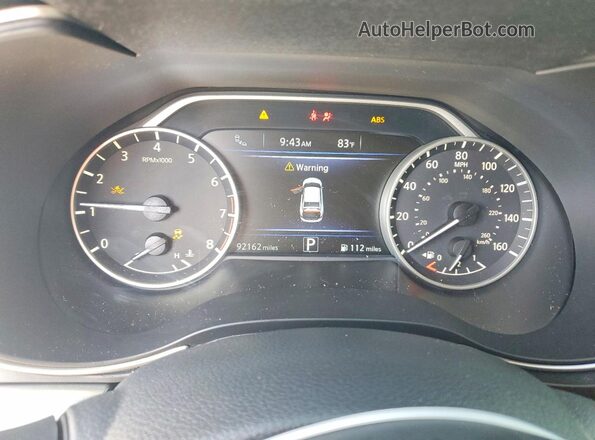 1N4AA6AP6HC454866 2017 NISSAN MAXIMA Black Սարքավորումների վահանակի տեսք