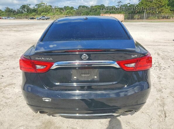 1N4AA6AP6HC454866 2017 NISSAN MAXIMA Black Հետևի տեսք