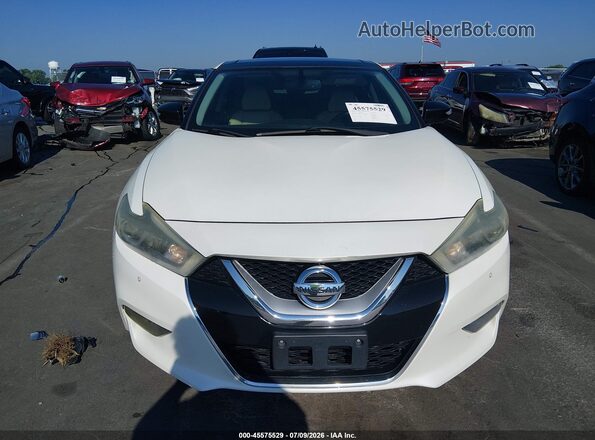 1N4AA6AP6HC457041 2017 NISSAN MAXIMA White Սարքավորումների վահանակի տեսք