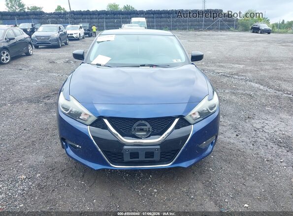 1N4AA6AP6JC369533 2018 NISSAN MAXIMA Синий Вид щитка приборов
