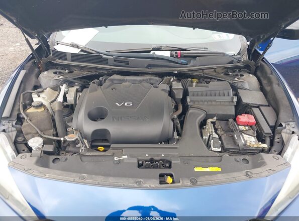 1N4AA6AP6JC369533 2018 NISSAN MAXIMA Синий Вид сзади