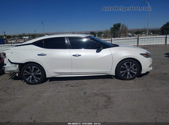 1N4AA6AP6JC371282 2018 NISSAN MAXIMA Белый Панорамный вид салона 360°