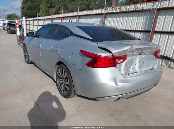1N4AA6AP6JC380418 2018 NISSAN MAXIMA Silver Tył lewy