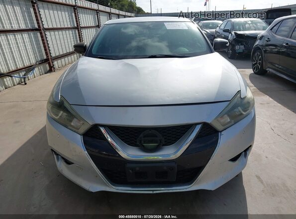 1N4AA6AP6JC380418 2018 NISSAN MAXIMA Silver Widok zestawu wskaźników