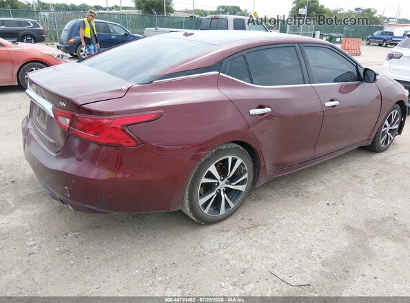 1N4AA6AP6JC381424 2018 NISSAN MAXIMA Purple Trasero derecho
