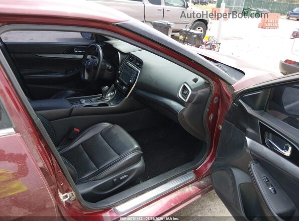 1N4AA6AP6JC381424 2018 NISSAN MAXIMA Purple Vista interior delantera