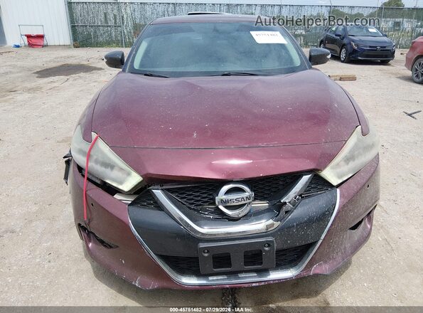 1N4AA6AP6JC381424 2018 NISSAN MAXIMA Purple Vista del cuadro de instrumentos