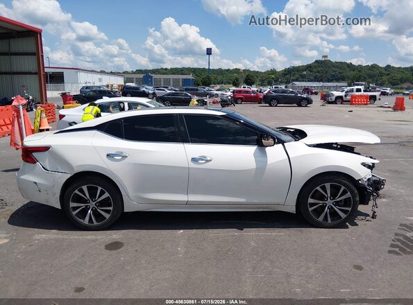 1N4AA6AP6JC408265 2018 NISSAN MAXIMA White Vista interior trasera