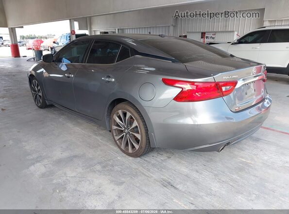 1N4AA6AP7GC378203 2016 NISSAN MAXIMA Gray Trasero izquierdo