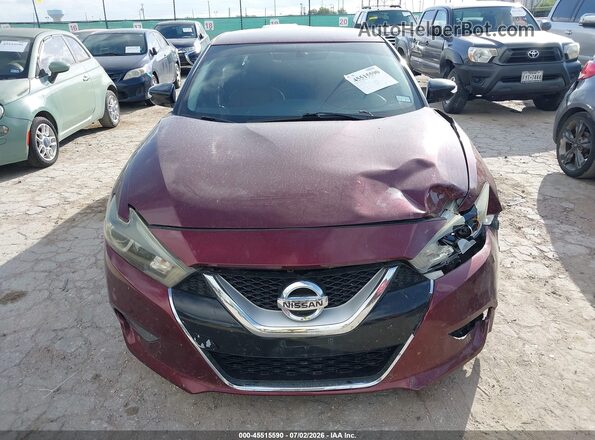 1N4AA6AP7GC388519 2016 NISSAN MAXIMA Red Սարքավորումների վահանակի տեսք