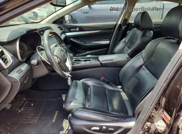 1N4AA6AP7GC389301 2016 NISSAN MAXIMA Black წინა სალონის ხედი