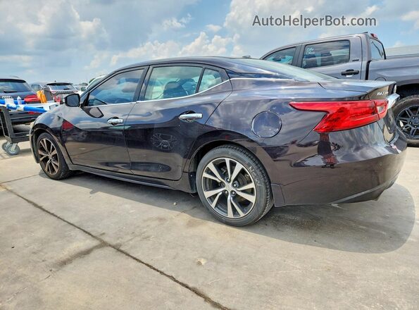 1N4AA6AP7GC389301 2016 NISSAN MAXIMA Black უკანა მარცხენა