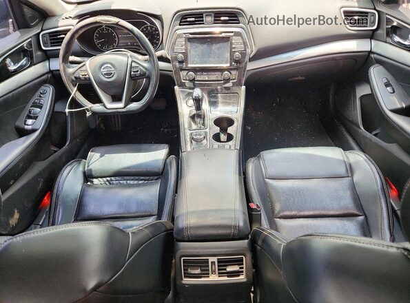 1N4AA6AP7GC389301 2016 NISSAN MAXIMA Black წინა პანელის ხედი