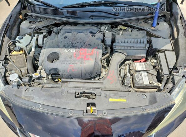 1N4AA6AP7GC389301 2016 NISSAN MAXIMA Black უკანა სალონის ხედი