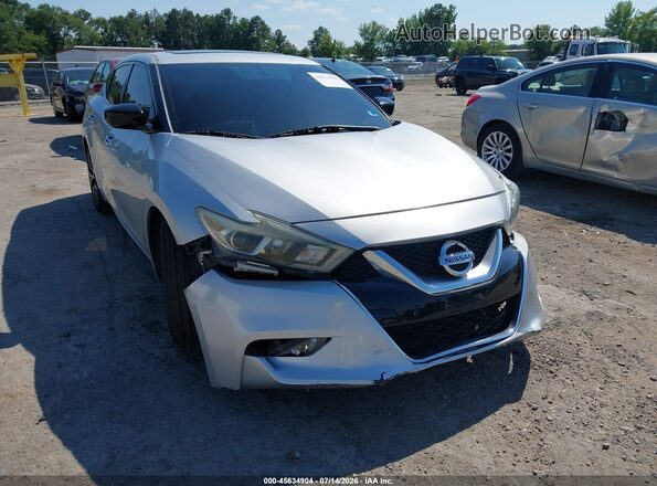 1N4AA6AP7GC389962 2016 NISSAN MAXIMA Серебряный Вид спереди