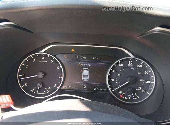 1N4AA6AP7GC401625 2016 NISSAN MAXIMA Gray უკანა სავარძლების ხედი