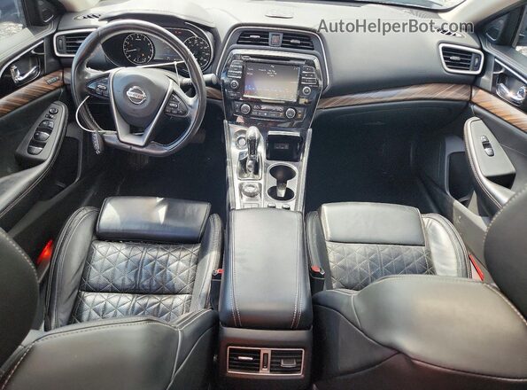 1N4AA6AP7GC405092 2016 NISSAN MAXIMA Темно-бордовый Вид панели приборов