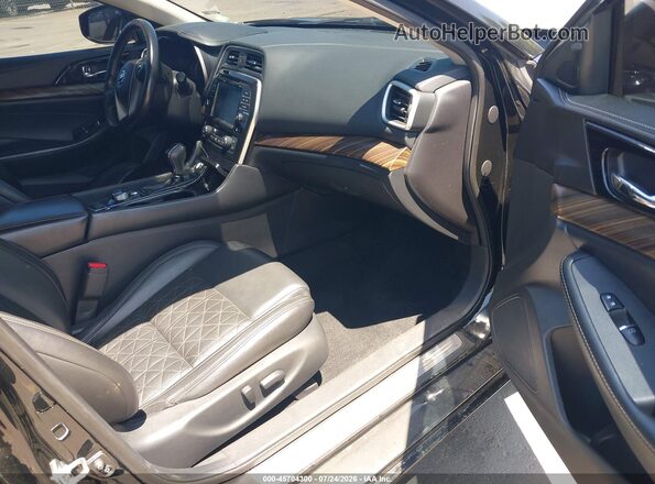 1N4AA6AP7GC406341 2016 NISSAN MAXIMA Black Вид салону спереду