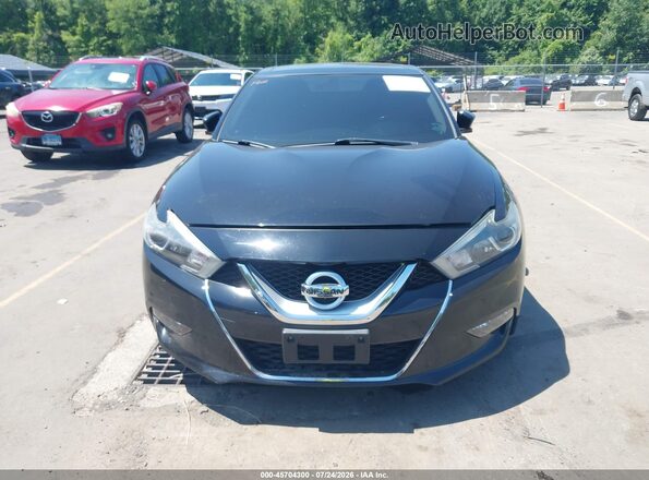 1N4AA6AP7GC406341 2016 NISSAN MAXIMA Black Вид щитка приладів