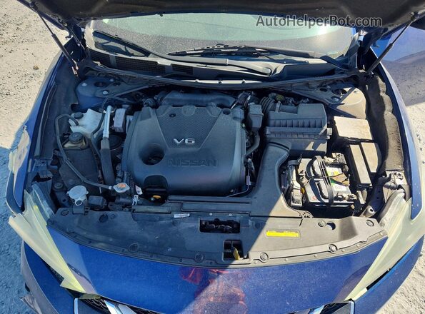 1N4AA6AP7GC406923 2016 NISSAN MAXIMA Blue Rear interior view