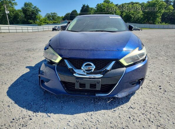 1N4AA6AP7GC406923 2016 NISSAN MAXIMA Blue Front view