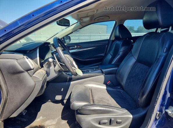 1N4AA6AP7GC406923 2016 NISSAN MAXIMA Blue Front interior view