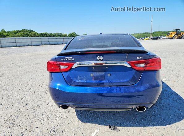 1N4AA6AP7GC406923 2016 NISSAN MAXIMA Blue Rear view