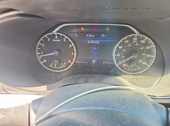 1N4AA6AP7GC406923 2016 NISSAN MAXIMA Blue Instrument cluster view