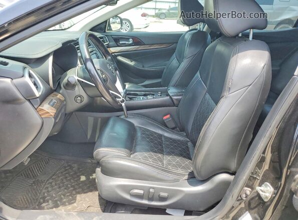 1N4AA6AP7GC407599 2016 NISSAN MAXIMA Black წინა სალონის ხედი