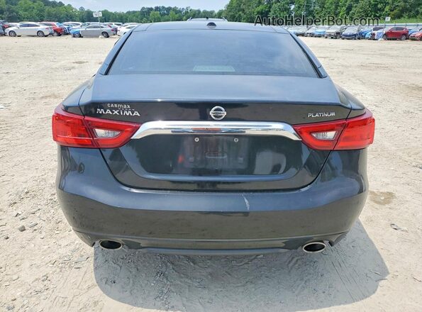 1N4AA6AP7GC407599 2016 NISSAN MAXIMA Black უკანა ხედი