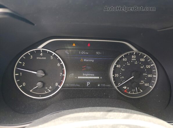 1N4AA6AP7GC407599 2016 NISSAN MAXIMA Black ხელსაწყოთა პანელის ხედი