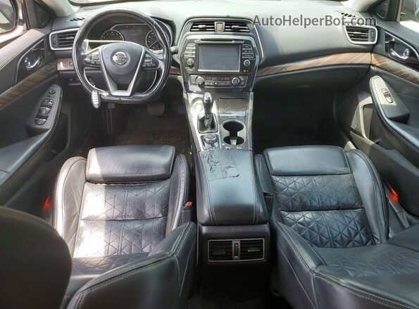 1N4AA6AP7GC407599 2016 NISSAN MAXIMA Black წინა პანელის ხედი