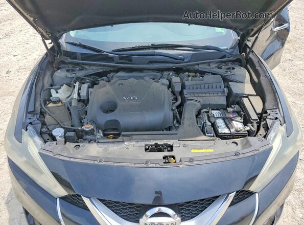 1N4AA6AP7GC407599 2016 NISSAN MAXIMA Black უკანა სალონის ხედი