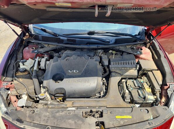 1N4AA6AP7GC415153 2016 NISSAN MAXIMA Burgundy Rear interior view