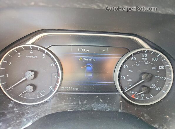 1N4AA6AP7GC415153 2016 NISSAN MAXIMA Burgundy Instrument cluster view
