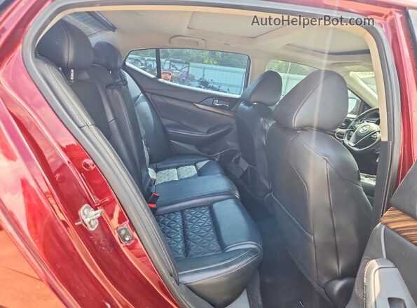 1N4AA6AP7GC415153 2016 NISSAN MAXIMA Burgundy Rear seats view