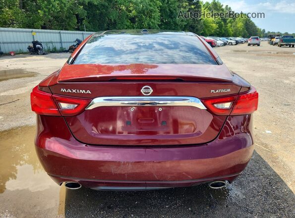 1N4AA6AP7GC415153 2016 NISSAN MAXIMA Burgundy Rear view