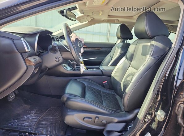 1N4AA6AP7GC415797 2016 NISSAN MAXIMA Black წინა სალონის ხედი