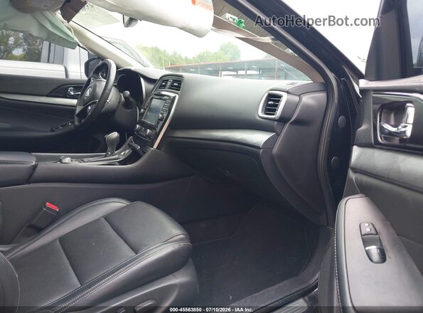 1N4AA6AP7GC442739 2016 NISSAN MAXIMA Black წინა სალონის ხედი