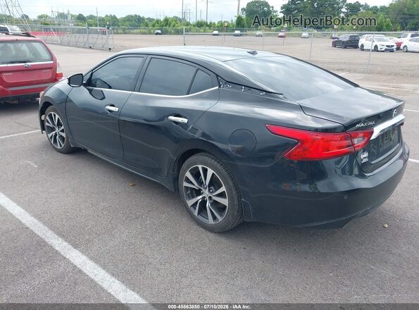 1N4AA6AP7GC442739 2016 NISSAN MAXIMA Black უკანა მარცხენა