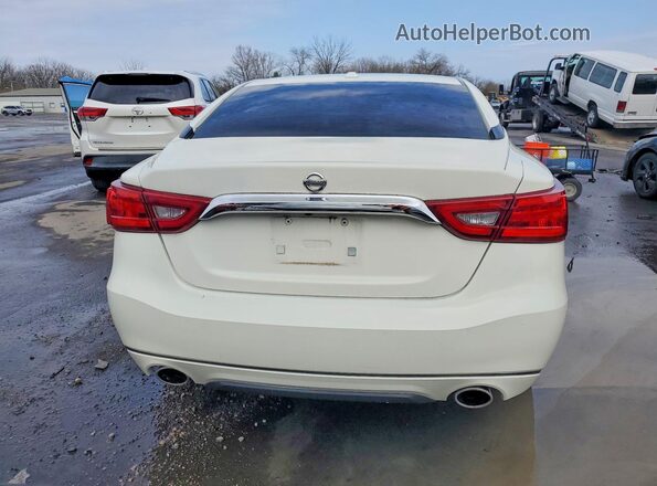 1N4AA6AP7GC905821 2016 NISSAN MAXIMA White Вид ззаду