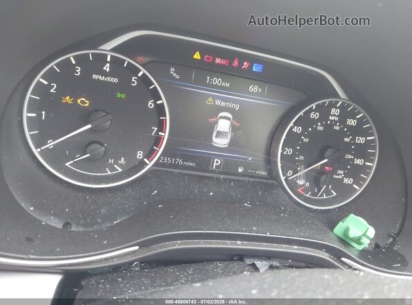 1N4AA6AP7HC360740 2017 NISSAN MAXIMA White Vista de los asientos traseros